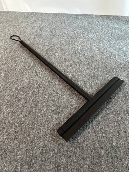 [SAMPLE] バスルームスクイージーL｜ZACK 40547 JAZ MB 水切りワイパー 浴室スクイージー 長さ43.5cm 幅24cm 18/10ステンレス製 マットブラック H1 [在庫有り]