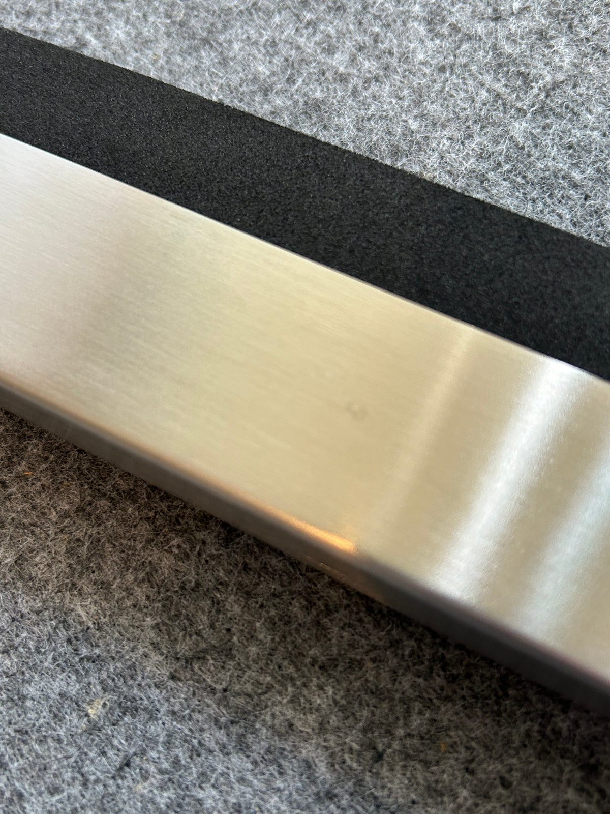 [SAMPLE] フロアスクイージー｜ZACK 40150 YEMO HL フロア用水取りワイパー 水切りワイパー 玄関用スクージー 長さ125cm 幅35cm 18/10ステンレス製 ヘアライン仕上げ H1 [在庫有り]