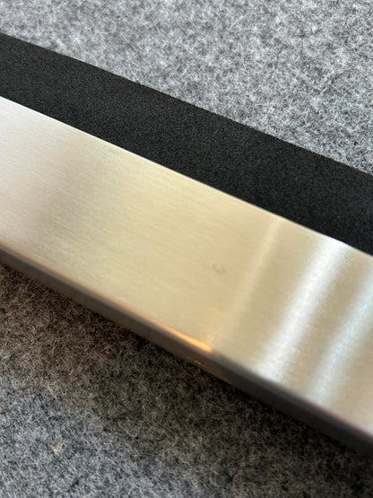 [SAMPLE] フロアスクイージー｜ZACK 40150 YEMO HL フロア用水取りワイパー 水切りワイパー 玄関用スクージー 長さ125cm 幅35cm 18/10ステンレス製 ヘアライン仕上げ H1 [在庫有り]