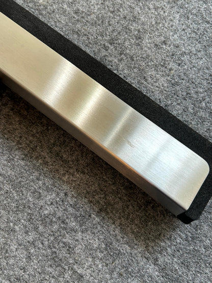 [SAMPLE] フロアスクイージー｜ZACK 40150 YEMO HL フロア用水取りワイパー 水切りワイパー 玄関用スクージー 長さ125cm 幅35cm 18/10ステンレス製 ヘアライン仕上げ H1 [在庫有り]