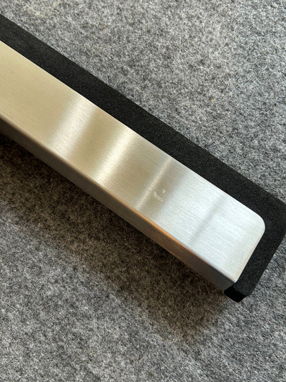 [SAMPLE] フロアスクイージー｜ZACK 40150 YEMO HL フロア用水取りワイパー 水切りワイパー 玄関用スクージー 長さ125cm 幅35cm 18/10ステンレス製 ヘアライン仕上げ H1 [在庫有り]