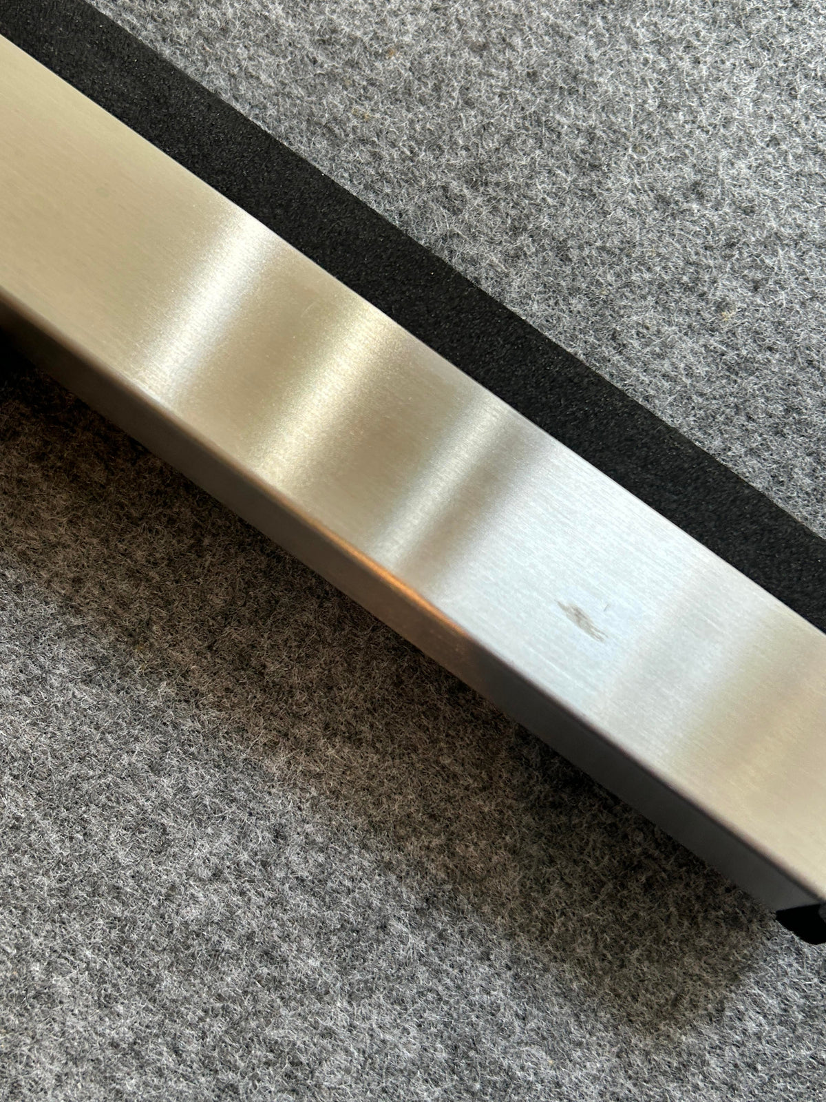 [SAMPLE] フロアスクイージー｜ZACK 40150 YEMO HL フロア用水取りワイパー 水切りワイパー 玄関用スクージー 長さ125cm 幅35cm 18/10ステンレス製 ヘアライン仕上げ H1 [在庫有り]