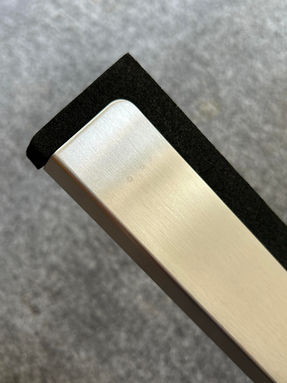 [SAMPLE] フロアスクイージー｜ZACK 40150 YEMO HL フロア用水取りワイパー 水切りワイパー 玄関用スクージー 長さ125cm 幅35cm 18/10ステンレス製 ヘアライン仕上げ H1 [在庫有り]