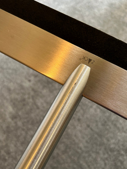 [SAMPLE] フロアスクイージー｜ZACK 40150 YEMO HL フロア用水取りワイパー 水切りワイパー 玄関用スクージー 長さ125cm 幅35cm 18/10ステンレス製 ヘアライン仕上げ H1 [在庫有り]