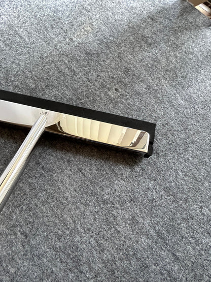 [SAMPLE] フロアスクイージー｜ZACK 40151 YEMO MP フロア用水取りワイパー 水切りワイパー 玄関用スクージー 長さ125cm 幅35cm 18/10ステンレス製 ミラーポリッシュ仕上げ