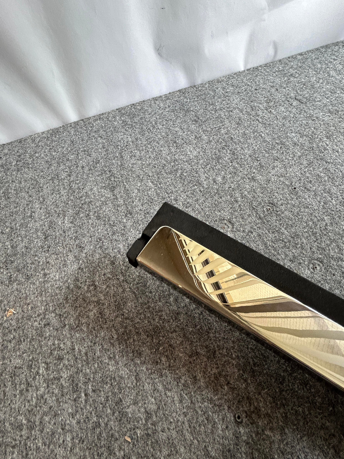 [SAMPLE] フロアスクイージー｜ZACK 40151 YEMO MP フロア用水取りワイパー 水切りワイパー 玄関用スクージー 長さ125cm 幅35cm 18/10ステンレス製 ミラーポリッシュ仕上げ