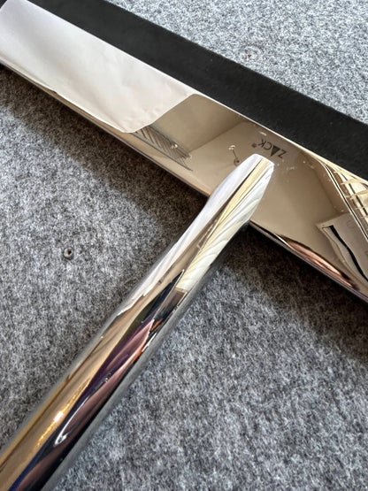 [SAMPLE] フロアスクイージー｜ZACK 40151 YEMO MP フロア用水取りワイパー 水切りワイパー 玄関用スクージー 長さ125cm 幅35cm 18/10ステンレス製 ミラーポリッシュ仕上げ