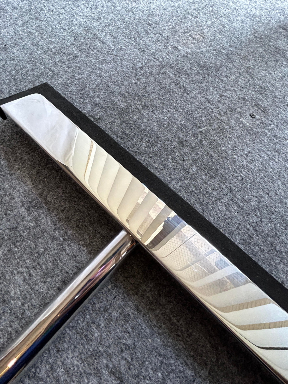 [SAMPLE] フロアスクイージー｜ZACK 40151 YEMO MP フロア用水取りワイパー 水切りワイパー 玄関用スクージー 長さ125cm 幅35cm 18/10ステンレス製 ミラーポリッシュ仕上げ