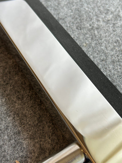 [SAMPLE] フロアスクイージー｜ZACK 40151 YEMO MP フロア用水取りワイパー 水切りワイパー 玄関用スクージー 長さ125cm 幅35cm 18/10ステンレス製 ミラーポリッシュ仕上げ
