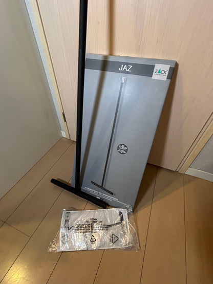 [SAMPLE] フロアスクイージー｜ZACK 40548 JAZ MB 水切りワイパー ロング浴室スクイージー 長さ120cm 幅32cm 18/10ステンレス製 マットブラック [在庫有り]