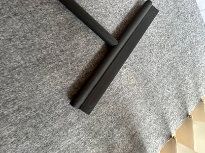 [SAMPLE] フロアスクイージー｜ZACK 40548 JAZ MB 水切りワイパー ロング浴室スクイージー 長さ120cm 幅32cm 18/10ステンレス製 マットブラック [在庫有り]