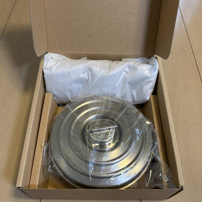 [SAMPLE] FD STYLE エフディー スタイリッシュ湯たんぽ シルバー×キナリ ｜MADE IN NIIGATA JAPAN 日本製 冬季数量限定販売！ 本体・カバー・糸も全て新潟産