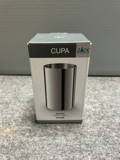 [SAMPLE] タンブラー｜ZACK 40081 CUPA MP コップ 高さ10cm 直径6.5cm 250ml 18/10ステンレス製 ミラーポリッシュ仕上げ