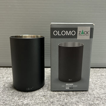 [SAMPLE] タンブラー｜ZACK 40131 OLOMO MB コップ 高さ10cm 直径6.5cm 250ml 18/10ステンレス製 マットブラック H2-49