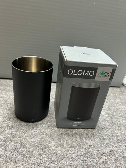 [SAMPLE] タンブラー｜ZACK 40131 OLOMO MB コップ 高さ10cm 直径6.5cm 250ml 18/10ステンレス製 マットブラック H2-49
