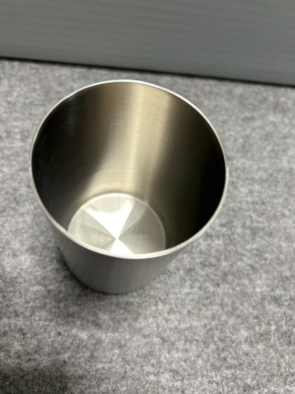 [SAMPLE] タンブラー｜ZACK 40129 CUPA HL コップ 高さ10cm 直径6.5cm 250ml 18/10ステンレス製 ヘアライン仕上げ [在庫有り]