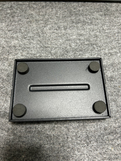 [SAMPLE] ソープディッシュ｜ZACK 40537 POTES MB ソープトレー 石鹸置き 幅12.5cm 奥行き8.5cm 高さ2cm 18/10ステンレス製 マットブラック
