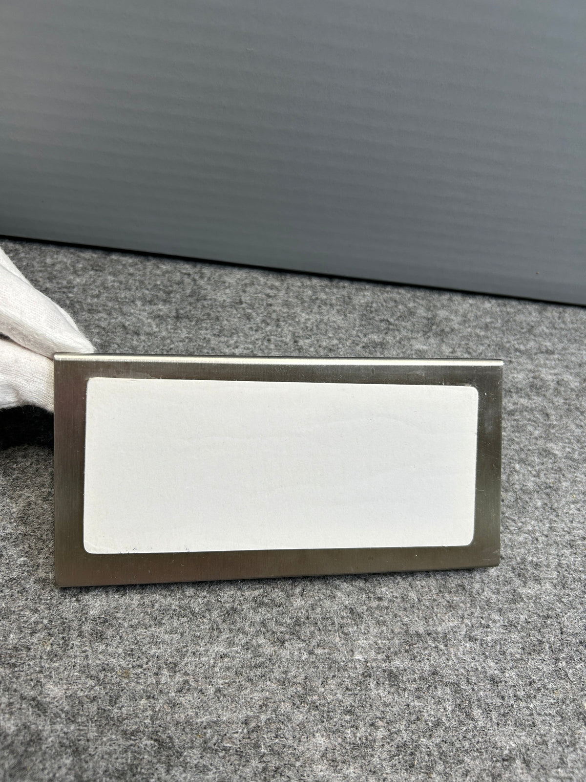 [SAMPLE] タオル掛け｜ZACK 40149 GENIO HL タオルクリップラック タオルフックレール 3枚掛け タオルフック タオルホルダー シール接着タイプ 縦7.5cm 横15cm 18/10ステンレス製 ヘアライン仕上げ H2-174