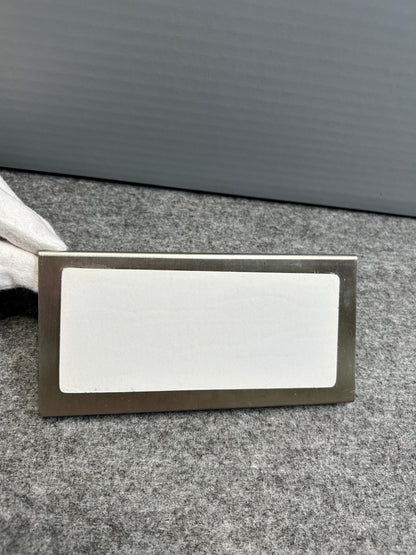 [SAMPLE] タオル掛け｜ZACK 40149 GENIO HL タオルクリップラック タオルフックレール 3枚掛け タオルフック タオルホルダー シール接着タイプ 縦7.5cm 横15cm 18/10ステンレス製 ヘアライン仕上げ H2-174