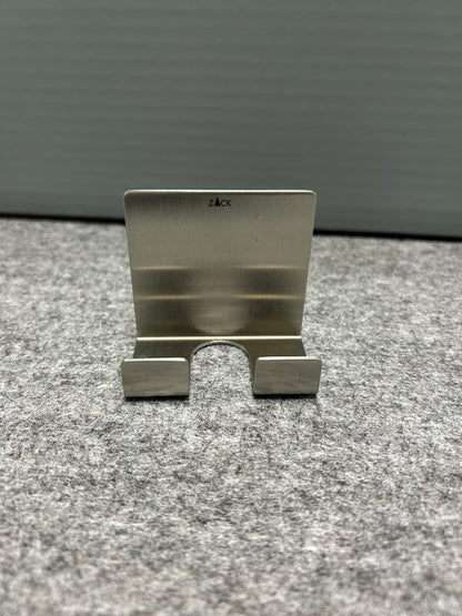 [SAMPLE] レイザーホルダー｜ZACK 40603 POTES HL ひげそり 洗面収納 接着シールタイプ 高さ5.5cm 幅6cm 18/10ステンレス製 ヘアライン仕上げ