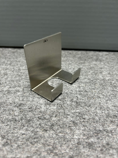 [SAMPLE] レイザーホルダー｜ZACK 40603 POTES HL ひげそり 洗面収納 接着シールタイプ 高さ5.5cm 幅6cm 18/10ステンレス製 ヘアライン仕上げ