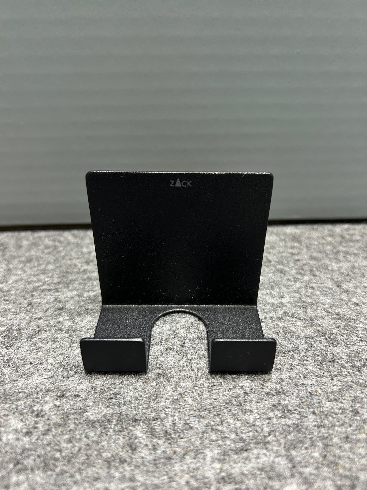[SAMPLE] レイザーホルダー｜ZACK 40604 POTES MB ひげそり 洗面収納 接着シールタイプ 高さ5.5cm 幅6cm 18/10ステンレス製 マットブラック
