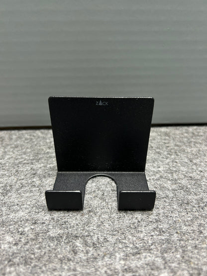[SAMPLE] レイザーホルダー｜ZACK 40604 POTES MB ひげそり 洗面収納 接着シールタイプ 高さ5.5cm 幅6cm 18/10ステンレス製 マットブラック