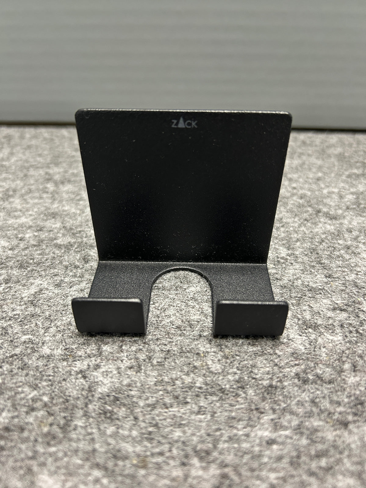 [SAMPLE] レイザーホルダー｜ZACK 40604 POTES MB ひげそり 洗面収納 接着シールタイプ 高さ5.5cm 幅6cm 18/10ステンレス製 マットブラック