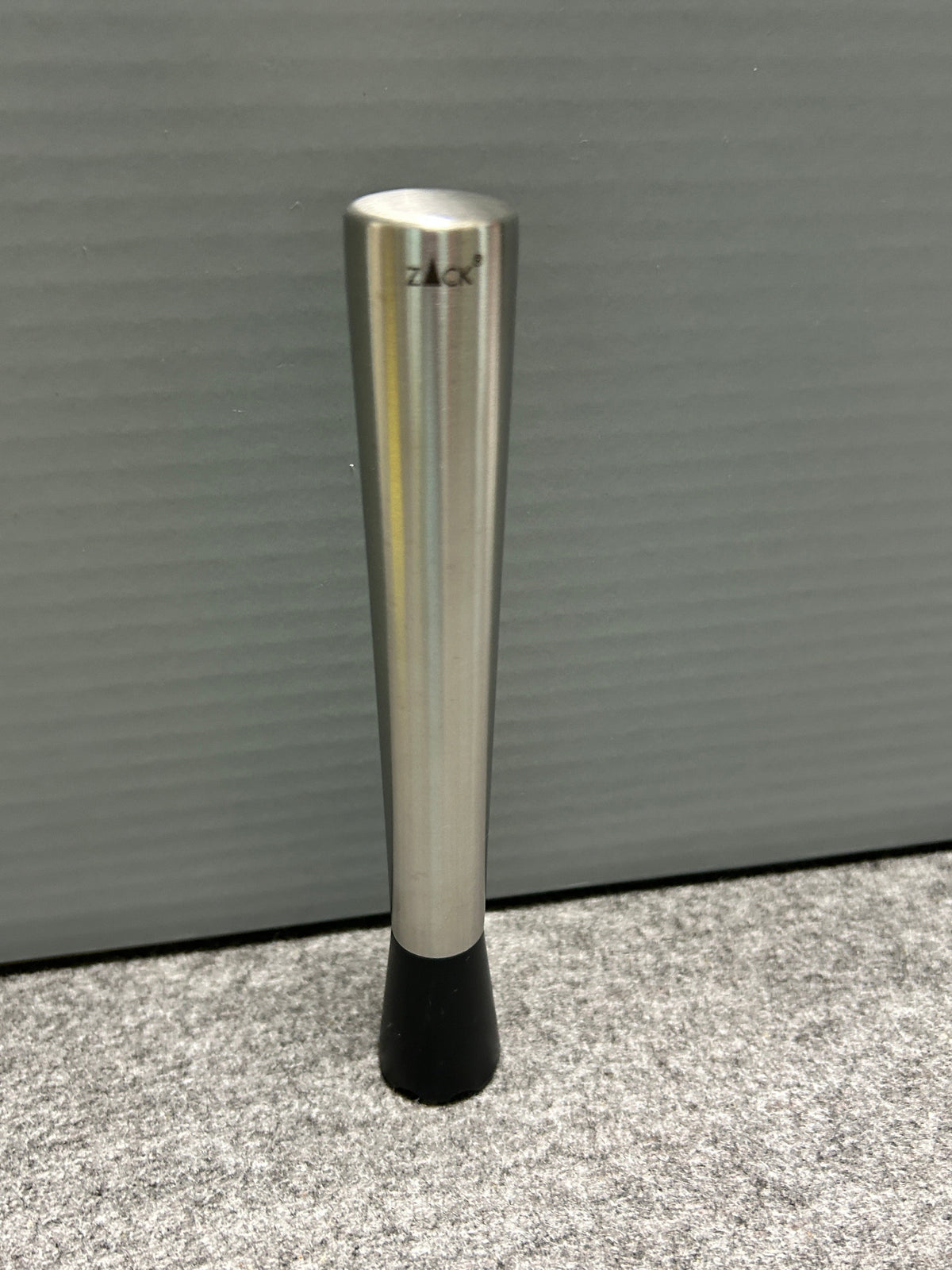 [SAMPLE] バーペストル｜ZACK 20315 DONARE HL カクテルペストル 長さ17.2cm 直径 2.6cm 18/10ステンレス製 ヘアライン仕上げ