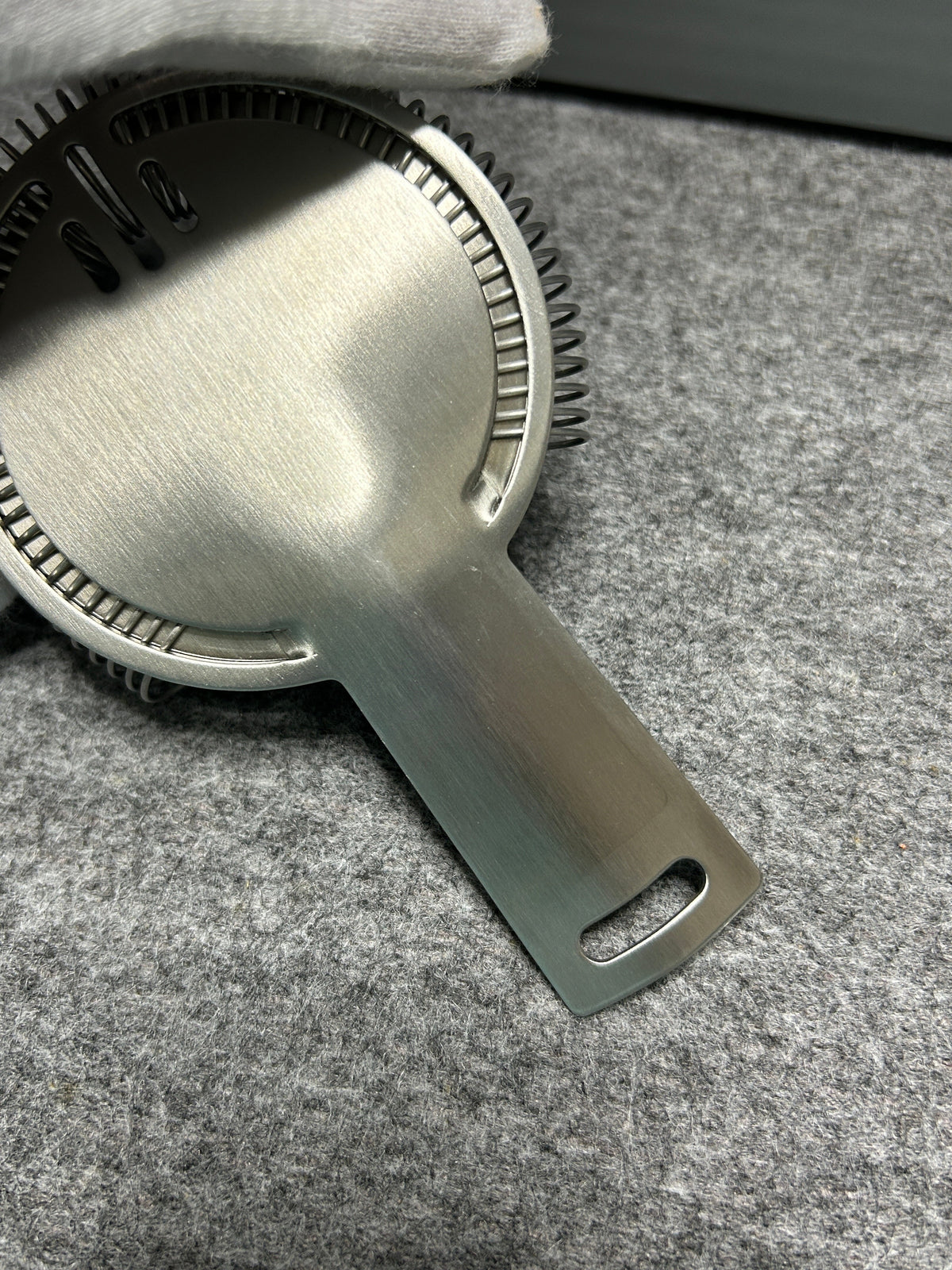 [SAMPLE] バーストレーナー｜ZACK 20314 DONARE HL 濾し器 幅8.5cm 長さ13.5cm 高さ2.2cm 18/10ステンレス製 ヘアライン仕上げ