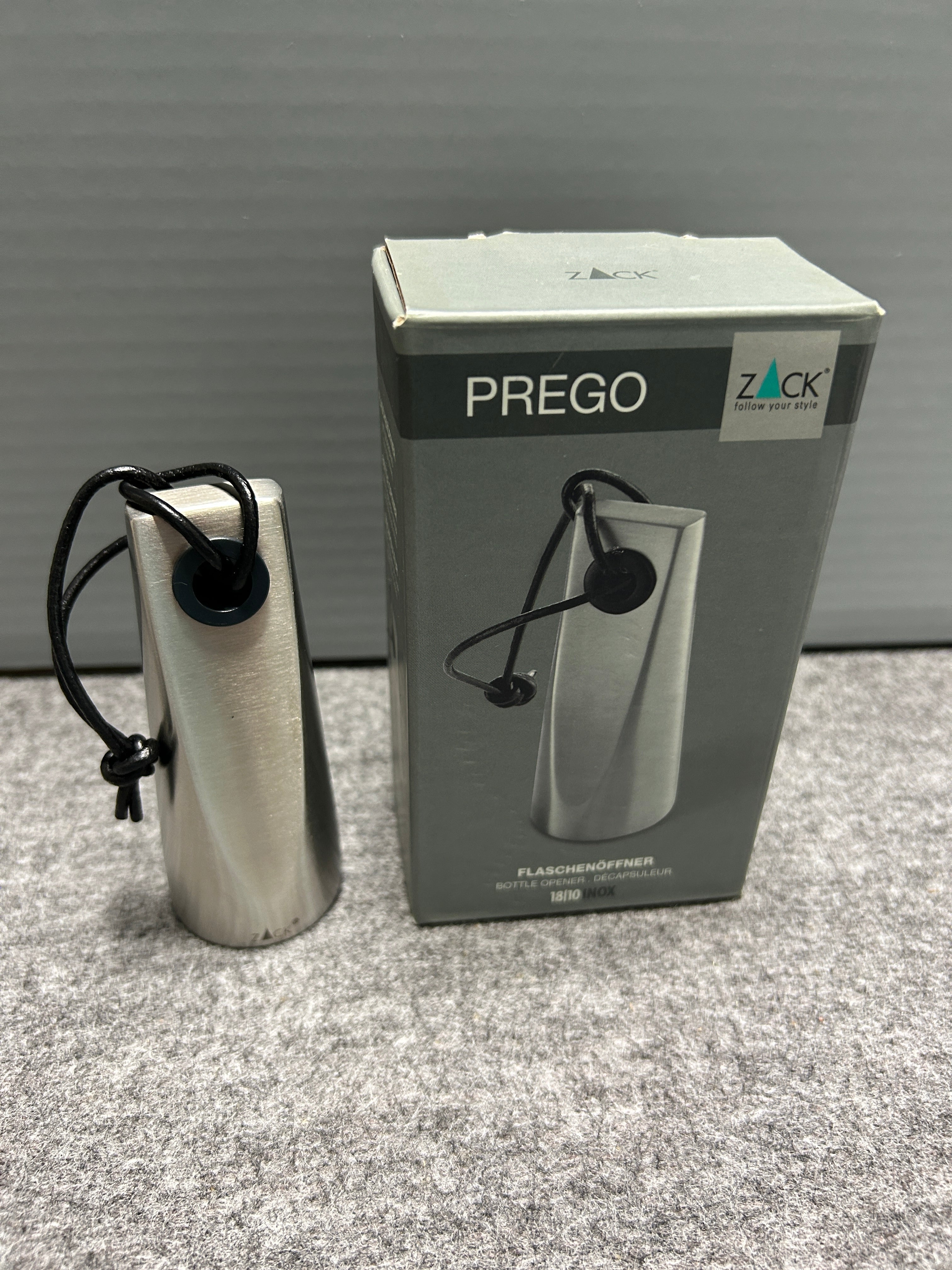SAMPLE] ボトルオープナー｜ZACK 20568 PREGO HL 栓抜き 高さ10cm 幅