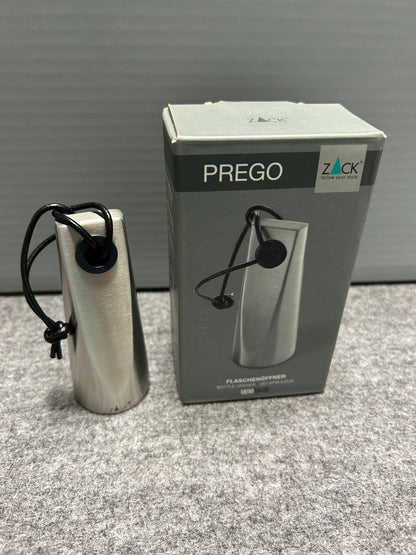 [SAMPLE] ボトルオープナー｜ZACK 20568 PREGO HL 栓抜き 高さ10cm 幅4cm 18/10ステンレス製 ヘアライン仕上げ H2-69 [在庫有り]