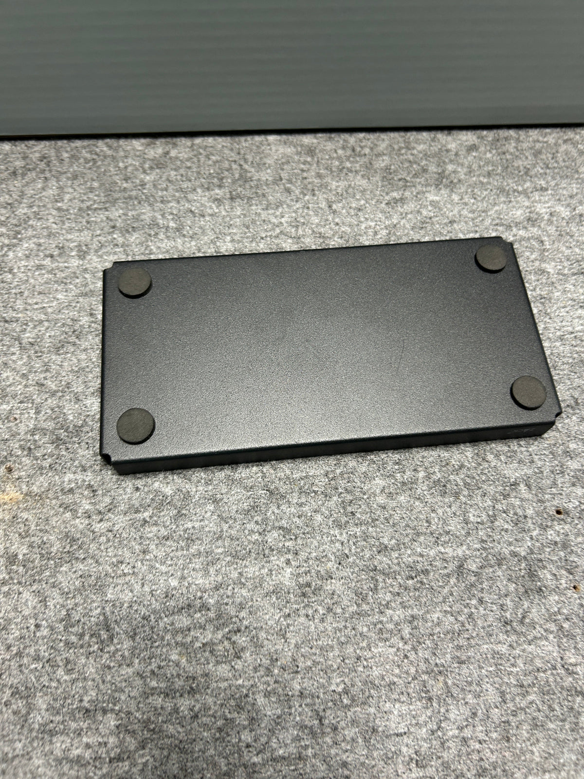 [SAMPLE] トレイS｜ZACK 40539 POTES MB 小物入れ コスメケース 洗面収納 幅20cm 高さ2cm 奥行き10cm 18/10ステンレス製 マットブラック H2-38 [在庫有り]