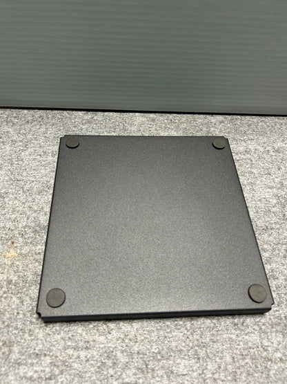 [SAMPLE] トレイL｜ZACK 40538 POTES MB 小物入れ コスメケース 洗面収納 幅20cm 高さ2cm 奥行き20cm 18/10ステンレス製 マットブラック [在庫有り]