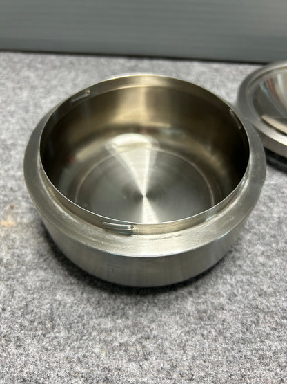 [SAMPLE] ティッピングアシュトレイ｜ZACK 50162 CONTAS HL 回転式灰皿 吸殻入れ 高さ6cm 直径13cm 18/10ステンレス製 ヘアライン仕上げ