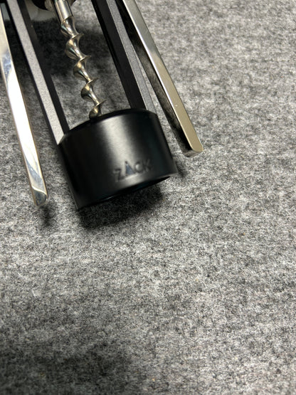[SAMPLE] レバーコークスクリュー｜ZACK 30605 MIDON MP ワインオープナー ボトルオープナー 高さ20cm 18/10ステンレス製 ミラーポリッシュ仕上げ