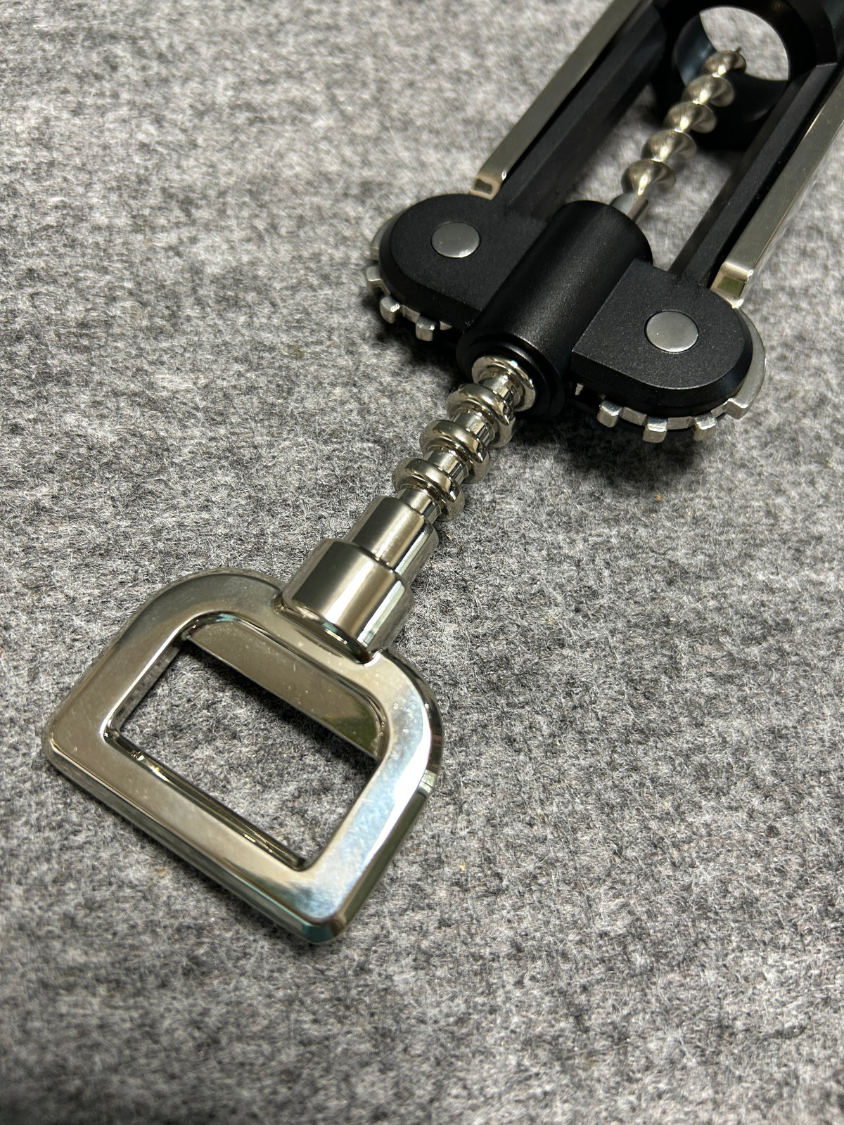 [SAMPLE] レバーコークスクリュー｜ZACK 30605 MIDON MP ワインオープナー ボトルオープナー 高さ20cm 18/10ステンレス製 ミラーポリッシュ仕上げ