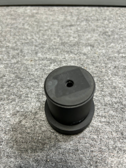 [SAMPLE] [廃番] ドアストッパー（戸当たり）｜ZACK 50633 ARGOS MB 玄関ストッパー 扉ストッパー 固定タイプ 戸当り 床付 直径5cm 高さ5cm 18/10ステンレス製 マットブラック