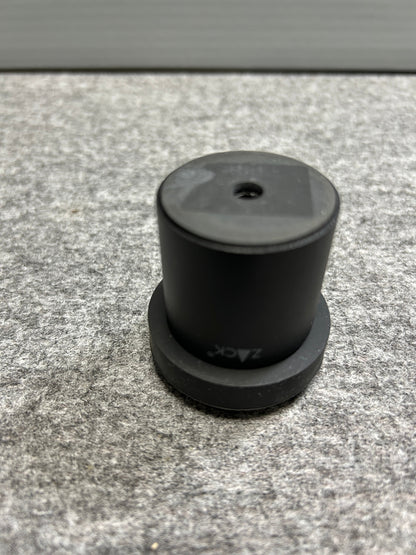 [SAMPLE] [廃番] ドアストッパー（戸当たり）｜ZACK 50633 ARGOS MB 玄関ストッパー 扉ストッパー 固定タイプ 戸当り 床付 直径5cm 高さ5cm 18/10ステンレス製 マットブラック