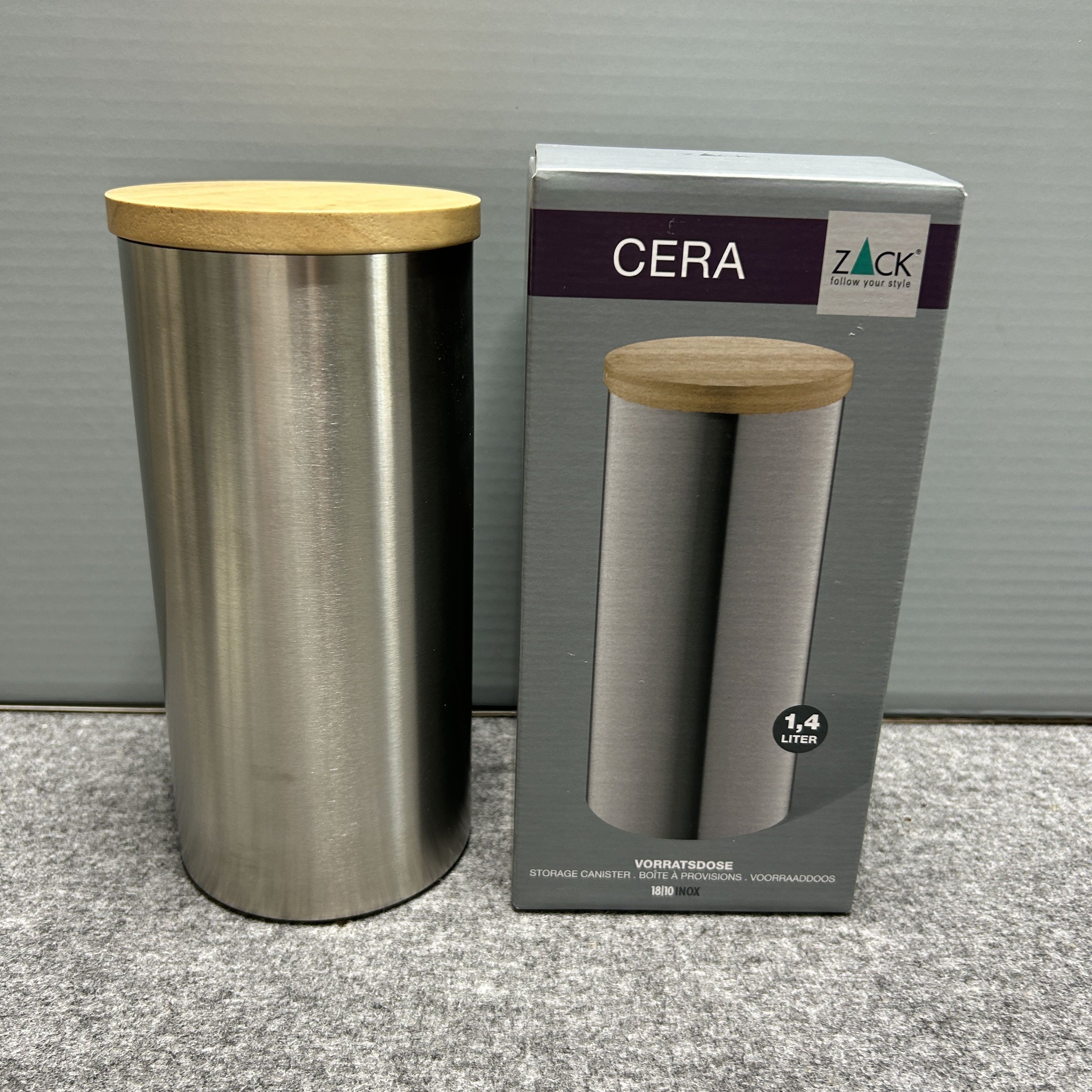 SAMPLE] キャニスターL｜ZACK 24005 CERA HL 紅茶 茶葉 ティーバッグ