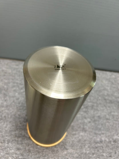 [SAMPLE] キャニスターL｜ZACK 24005 CERA HL 紅茶 茶葉 ティーバッグ 珈琲 保存容器 高さ22.2cm 直径10.2cm 18/10ステンレス製 ヘアライン仕上げ H2-405