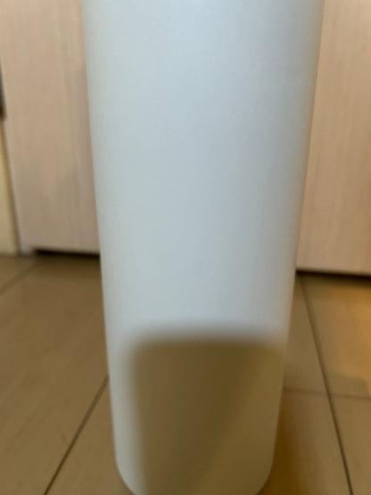 [SAMPLE] トイレブラシ｜ZACK 40117 TUBO MW 壁設置タイプ トイレ掃除 長さ40.4cm ケース直径9cm 18/10ステンレス製 マットホワイト H1