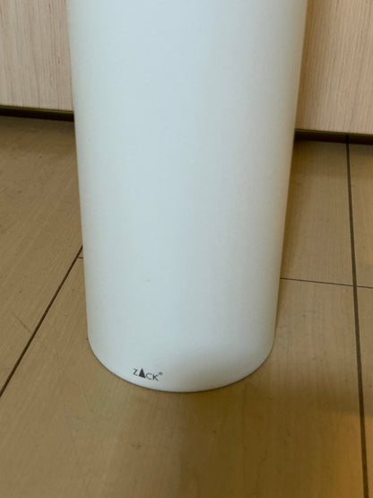 [SAMPLE] トイレブラシ｜ZACK 40117 TUBO MW 壁設置タイプ トイレ掃除 長さ40.4cm ケース直径9cm 18/10ステンレス製 マットホワイト H1