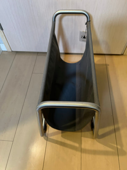 [SAMPLE] [廃番] マガジンラック｜ZACK 50033 PRANO HL 幅35cm 高さ43.5cm 奥行24.5cm 18/10ステンレス製 ヘアライン仕上げ