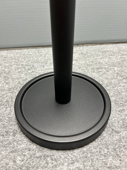 [SAMPLE] スペアトイレットペーパーホルダー｜ZACK 40286 MIMO MB ペーパーストッカー ペーパースタンド 高さ37cm ベース直径15cm 18/10ステンレス製 マットブラック [在庫有り]
