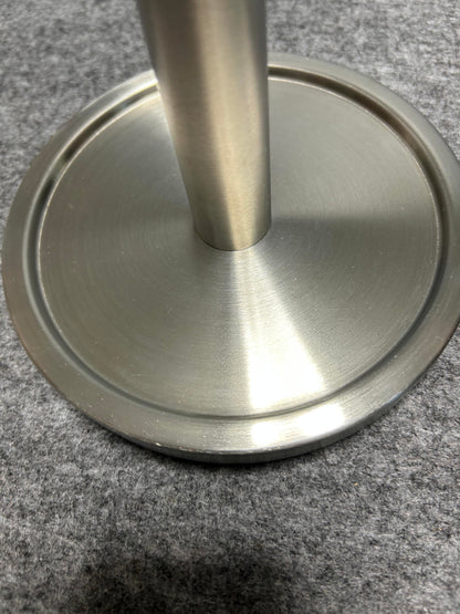 [SAMPLE] スペアトイレットペーパーホルダー｜ZACK 40180 MIMO HL ペーパーストッカー ペーパースタンド 高さ38cm ベース直径15cm 18/10ステンレス製 ヘアライン仕上げ