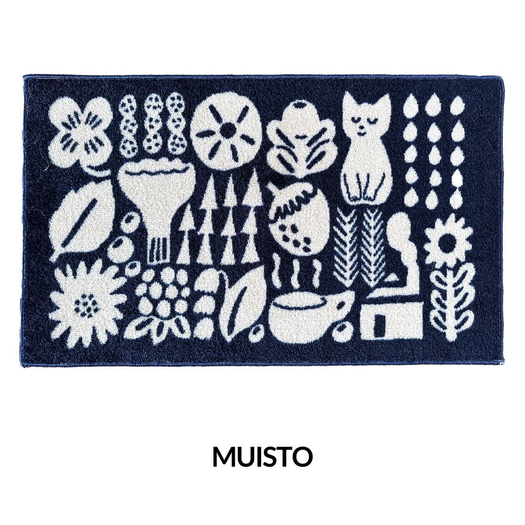 玄関マット 室内用 ERI SHIMATSUKA 6デザイン 45×75cm 48.5×70cm 110×60cm｜かわいい 家庭用 玄関 エントランス スマート 滑り止め ウェルカムマット