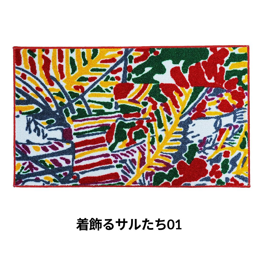 玄関マット 室内用 iracchi Collection 3デザイン 45×75cm｜かわいい 家庭用 玄関 エントランス スマート 滑り止め ウェルカムマット エントランスマット