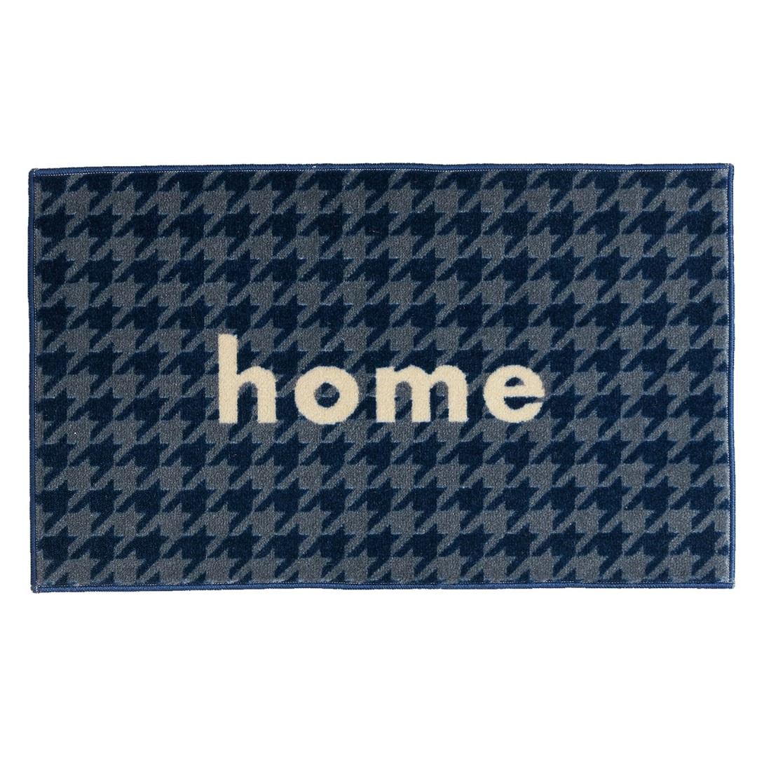 玄関マット 室内用 kahou home 4デザイン 45×75cm｜かわいい 家庭用 玄関 エントランス スマート 滑り止め ウェルカムマット エントランスマット