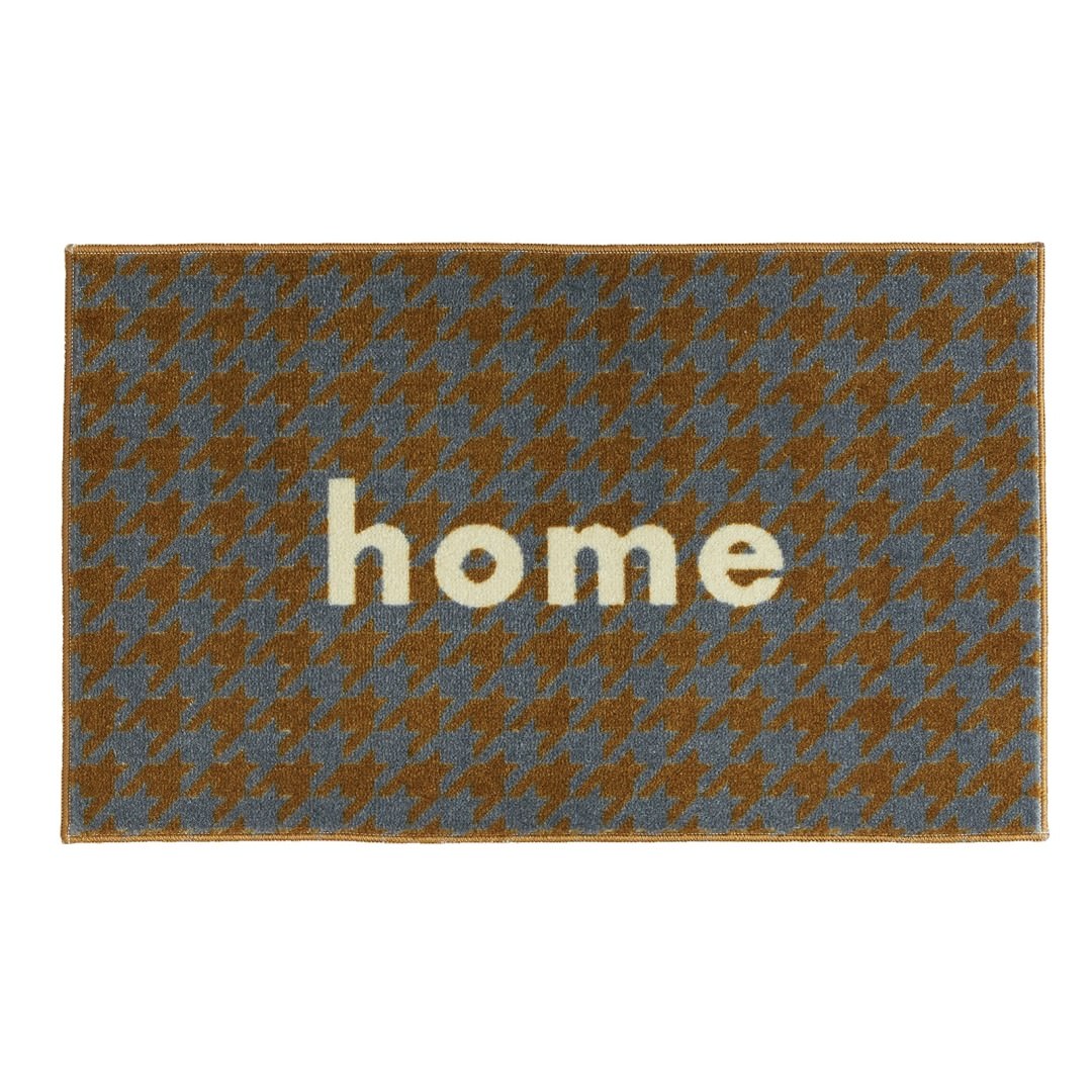 玄関マット 室内用 kahou home 4デザイン 45×75cm｜かわいい 家庭用 玄関 エントランス スマート 滑り止め ウェルカムマット エントランスマット